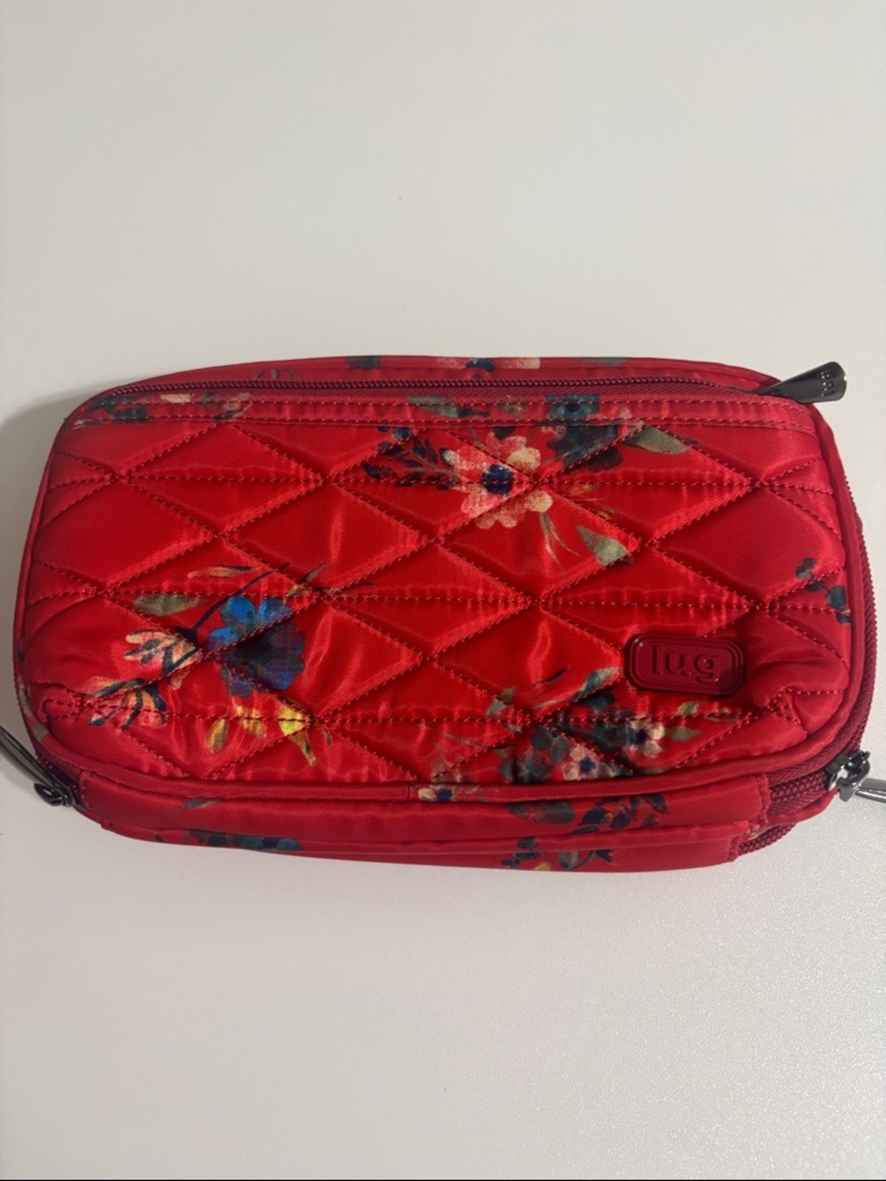 Lug Roundabout Bouquet Red wallet